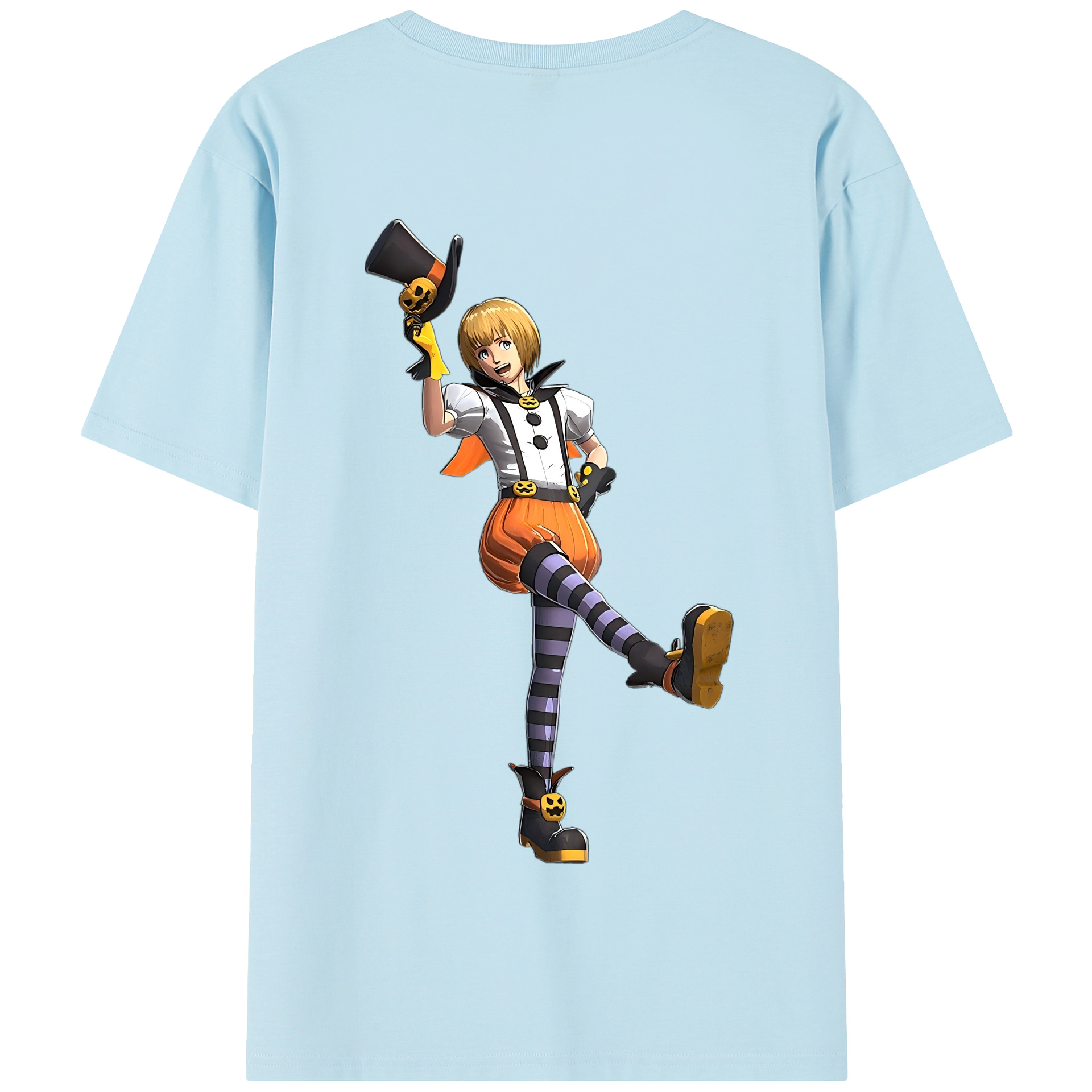 （画像用） 進撃の巨人 アルミン·アルレルト Attack on Titan Armin Arlert 綿100％半袖Tシャツ（背面プリント）